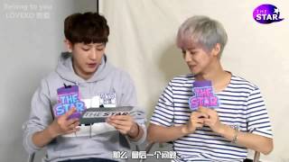 中字 130830 The Star EXO Interview 訪談 合集