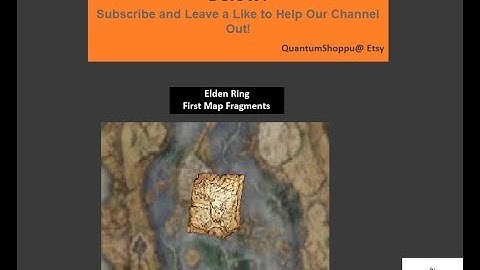 West map fragment, Limgrave, First Map Location