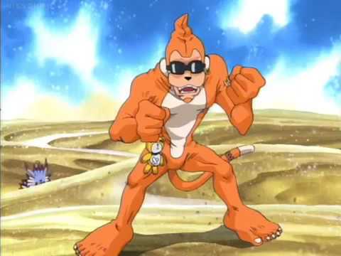 Etemon Vs Garurumon Ikkakumon And Togemon