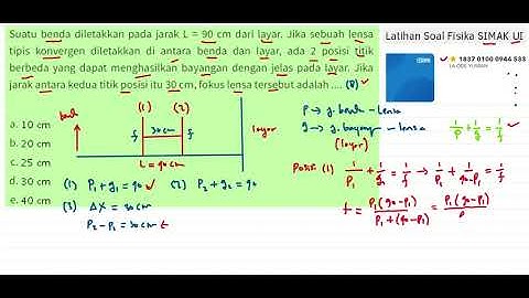 08 Latihan Soal Fisika SIMAK UI