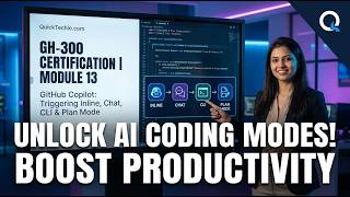 Module 13: GitHub Copilot – Triggering Inline, Chat, CLI & Plan Mode | GH-300 Certification