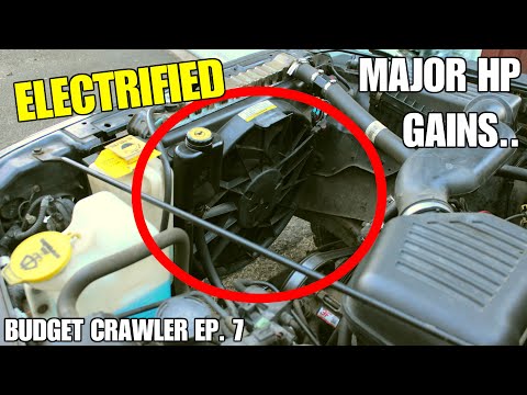 ELECTRIC FAN Install on the JEEP TJ WRANGLER | Budget Crawler Ep. 7