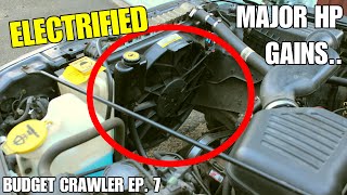 ELECTRIC FAN Install on the JEEP TJ WRANGLER | Budget Crawler Ep. 7