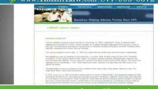 Mesothelioma Lawyers Asbestos Law Suit Stockton - Video