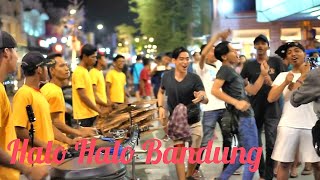 Halo Halo Bandung - Angklung Malioboro Carehal bareng Suporter Persib Bandung (Pengamen Jogja)