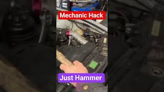 JUST Use The HAMMER Clutch Fan NUT Loosening BMW M54, M50, M52 engine #mechanic #bmw