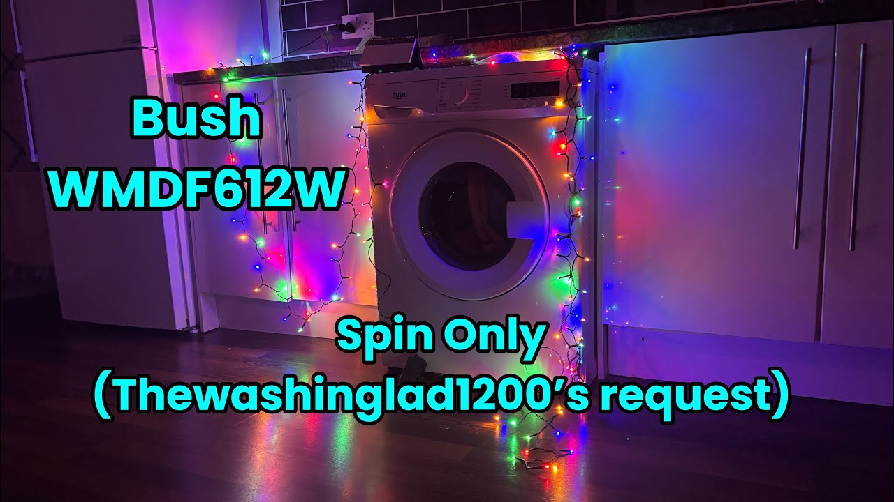 Bush WMDF612W washing machine Spin Only (Thewashinglad1200's request)
