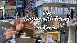 Vlog A day with my friend,go to Steak Rice restaurant,buy some Nail art supplies with me