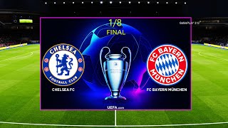 Pes 2020 - chelsea vs bayern munich 1/8 final uefa champions league
gameplay pc