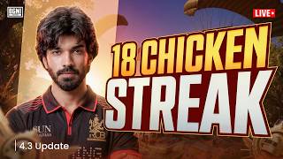 BGMI LIVE 18 WWCD STREAK CHALLENGE  - #iQOO #iQOO15R