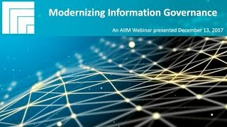 Modernizing Information Governance