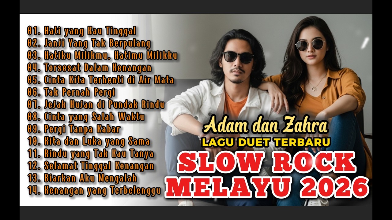 LAGU SLOW ROCK MELAYU TERBARU 2026 / Paling Sedih Menyayat Hati/Slow Melayu/🎶Hati Yang Kau Tinggal