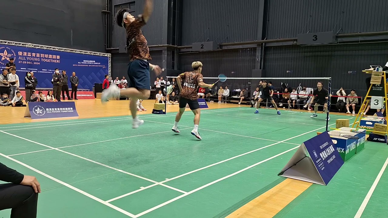 2024優漾盃育苗羽球邀請賽 公開組團體冠亞 Prosh VS 老頭擺 第二點 羅晨瑋(甲)/黃彥儒(甲) VS 陳暉衡(甲)/蘇柏瑋(甲)