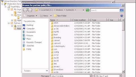 6426B_Module 5_LAB B Execise 6_Configuring the Account Partner Federation Service.avi