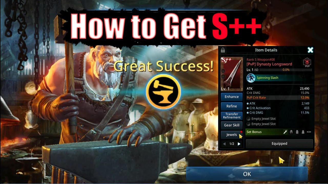 Darkness Rises How to Get S++ Gears & S Rank Fusion Reviews