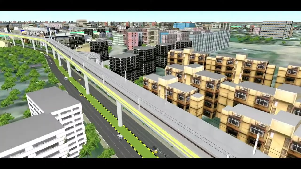 3D Virtual Reality Simulated Environment - ESIC Nagar Metro Station | India