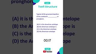 Practice Real Test TOEFL structure #toeflitp