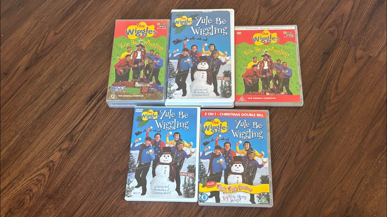 Сравнение The Wiggles Yule Be Wiggling VHS и DVD 24-я годовщина