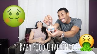 BABY FOOD CHALLENGE GONE SERIOUSLY WRONG!!