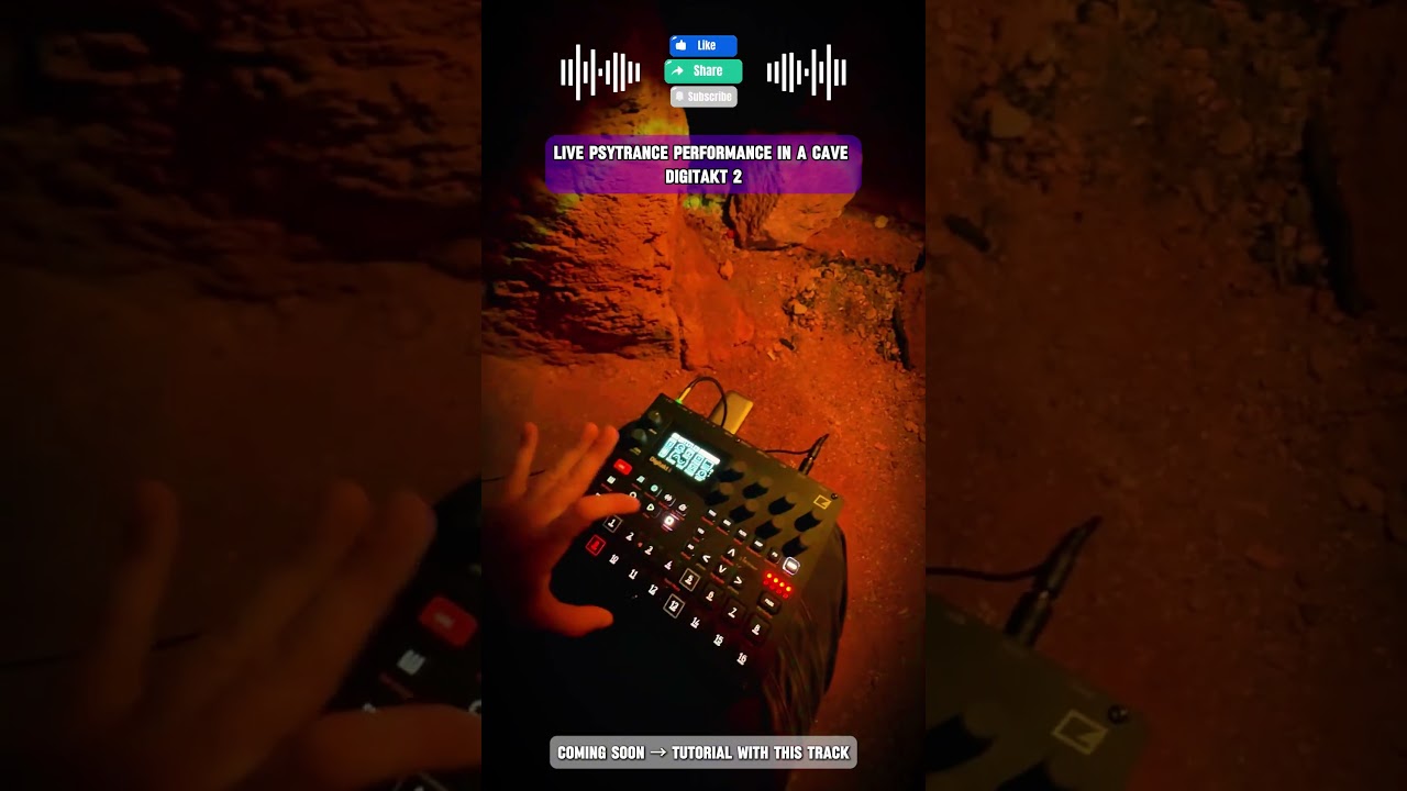 Cave Psytrance Flow 🌌 Digitakt 2 Performance