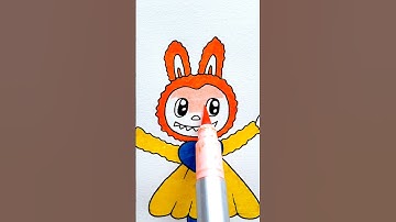 ✅️ How to Draw Labubu 💛🐰 | Cute Labubu Drawing for Kids | Easy Step-by-Step Cartoon Art ✨🖍️#kids