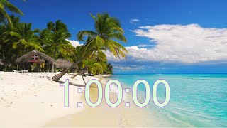 Celebrity 1-Hour Beach-Themed Countdown Timer: Soothing Waves Sounds for Relaxation Profile
