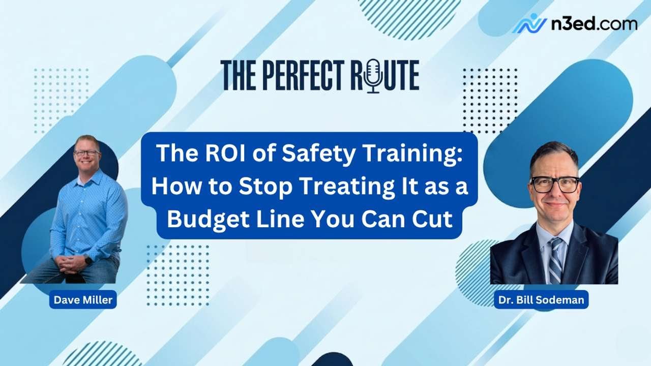 Here is a podcast description in that style:Is your team clicking through safety training and remembering nothing?If your employees roll their eyes every time a mandatory course hits their inbox, you're not alone — and it's not their fault. But it might be costing you more than you think.In this episode, we're unpacking:* Why most workplace safety training fails before it even starts* How to build training that actually sticks — and transfers to real life* What the Rick Rescorla story teaches every leader about preparation* The ROI calculation that finally gets leadership to stop cutting the training budgetLess eye-rolling. More readiness. Real organizational protection.Ready to stop treating safety training like a checkbox? Read the full article here for practical steps: www.n3ed.com/podcastThe Perfect RouteEpisode 43June 29, 2026★ Episode details: https://share.transistor.fm/s/af8c56a1★ Additional episodes: https://theperfectroute.transistor.fm