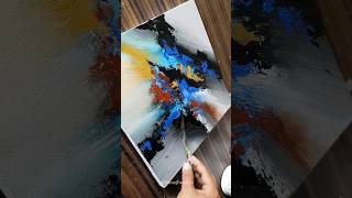 Abstract Painting 🤩🤩#acrylicpainting #abstractpainting #satisfying