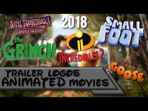 Animated Movie Trailer Logos of 2018