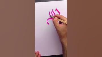 say mashallah Paintastic Valley Arabic calligraphy #youtubeshorts