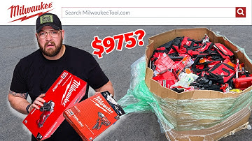 I Bought A Pallet of Milwaukee Tool Returns for $975