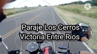 Victoria Entre Rios, Paraje Los Cerros en Moto Suzuki Gn 125