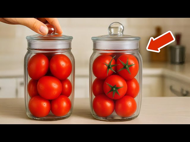Tomatoes Stay Fresh For 2 Months With This Amazing Tricks ! - YouTube