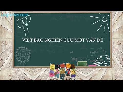 Video Soạn bài Viết báo cáo nghiên cứu về một vấn đề SGK Ngữ... - youtube