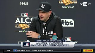 Aaron Boone on Yankees' 5-0 loss in ALCS Game 3