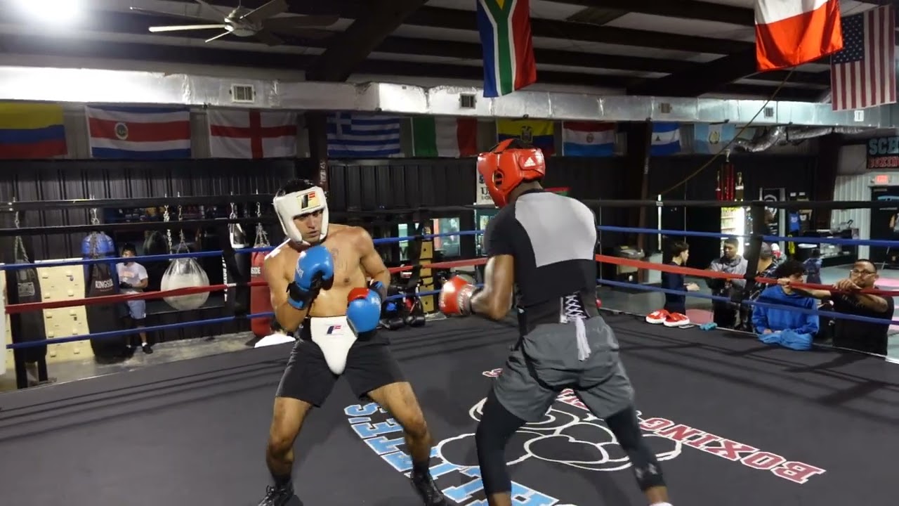 Young Boxing Prospect Romeo Calhoun Sparring at Schlittes Boxing Gym