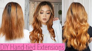 DIY Handtied Extensions (Amazing Beauty Hair)