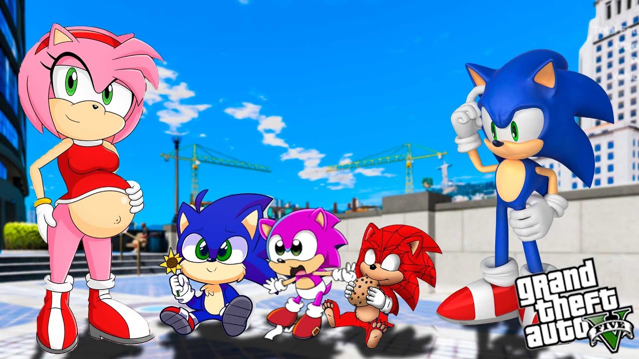 Namorada do Sonic: Amy - Sonic - Just Color Crianças : Páginas