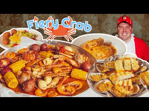 Fiery Crab Baton Rouge - Fiery Crab Louisiana Seafood Boil Challenge!!