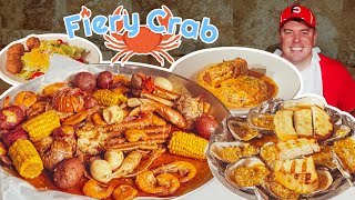 Fiery Crab Louisiana Seafood Boil Challenge!!