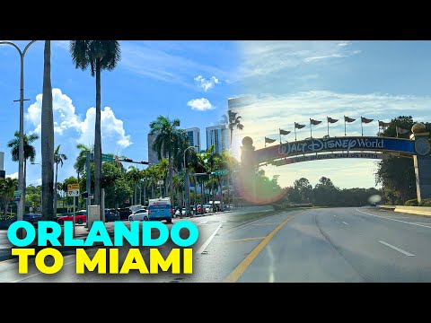 Orlando to Miami Drive in August 2022