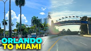 Orlando to Miami Drive in August 2022
