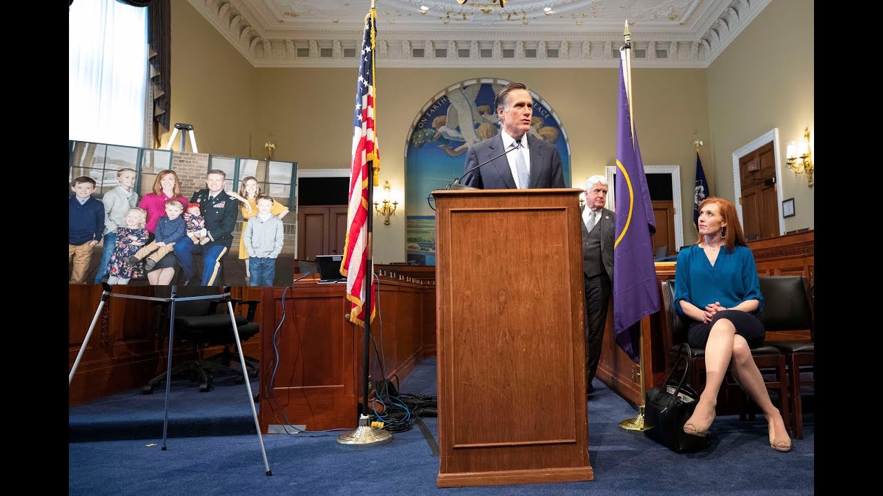 Senator Romney Honors the Life of Major Brent Taylor