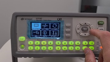 11713C 8496H Attenuator Control setup part1 #11713C #8496H #ProgrammableAttenuator