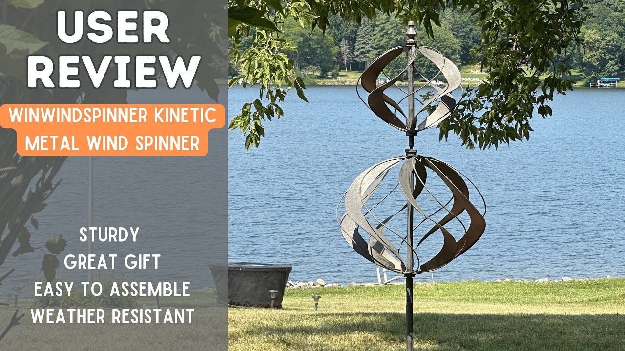 Outdoor Garden Decor - WinWindSpinner Kinetic Metal Wind Spinner