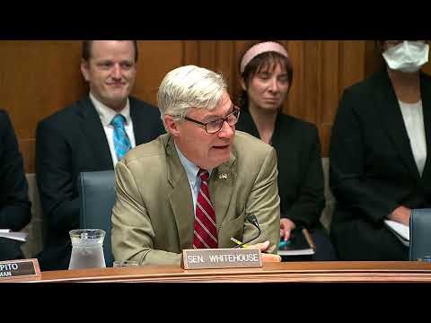 Sen. Whitehouse Celebrates Bipartisan Water Infrastructure Bill and Urges Passage