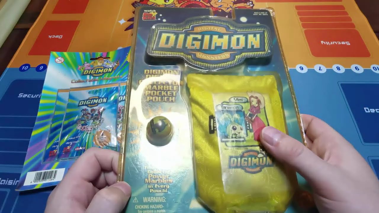 Распаковка: винтажные коллекционные шарики и фишки Digimon 1999 и 2000 годов выпуска.