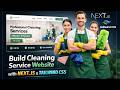 Build a Professional Cleaning Service Website with Next.js &amp; Tailwind CSS | Full Tutorial