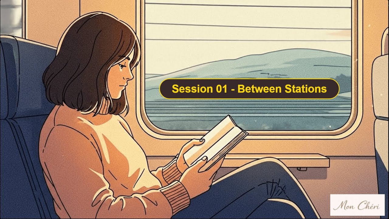 Session 01- Between Stations | Mon Chéri | Soft Instrumental Lo-Fi for focus and calm