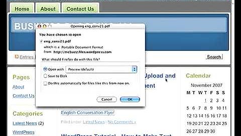 WordPress Tutorial - How to Upload & Link to PDF or Word Doc 000WebHost FREE web hosting